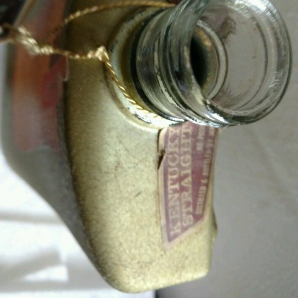 Vintage Beams's Choice Decanter Bottle Green/Gold 1971 - Picture 4 of 13